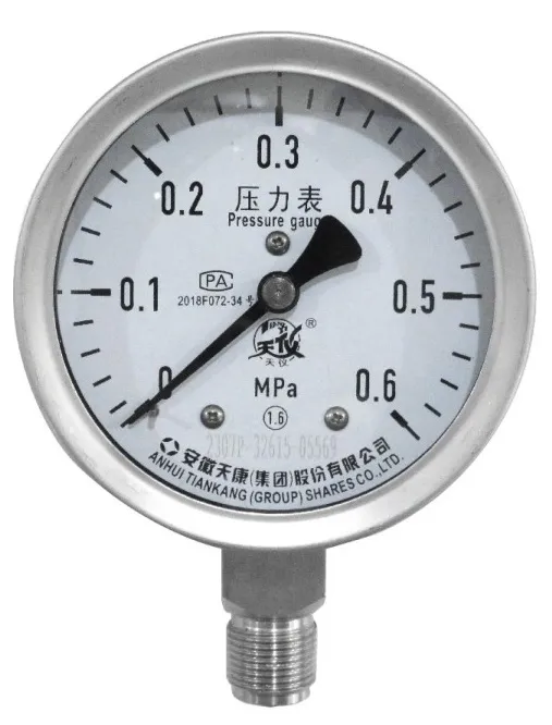 Stainless Steel Pressure Gauge